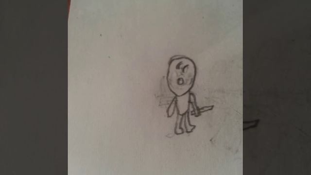 Мультик нарисован карандашом...