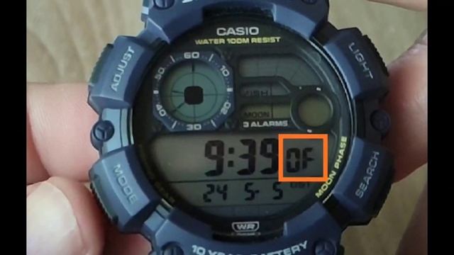 CASIO WS-1500H Обзор и  настройка. Инструкция