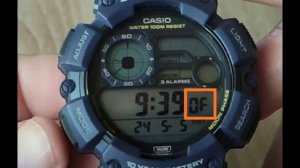 CASIO WS-1500H Обзор и  настройка. Инструкция