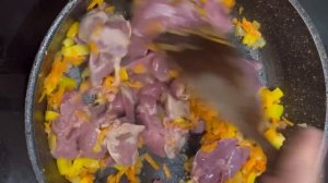 Печень куриная с овощами для диабетиков