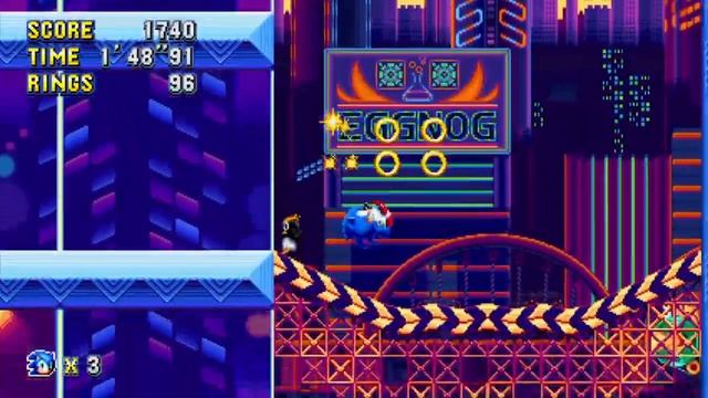 Sonic Mania (PS4) - киностудия (3 уровень)