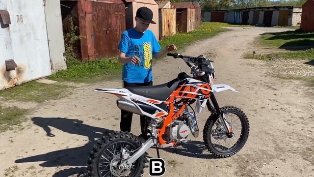 Нулевое ТО питбайка kayo basic 125 смотреть онлайн