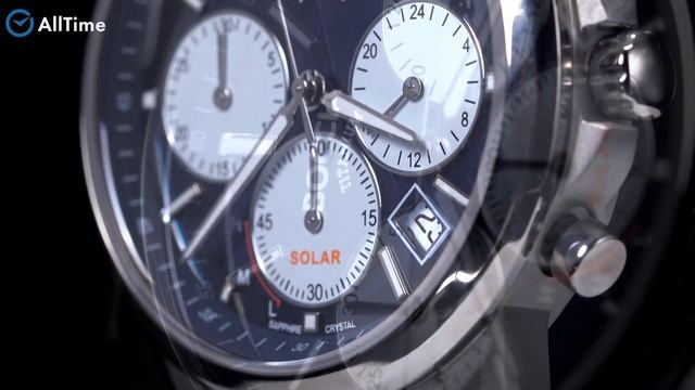 Обзор часов Boccia Titanium 3742-03 с хронографом. Титановые нар? смотреть онлайн
