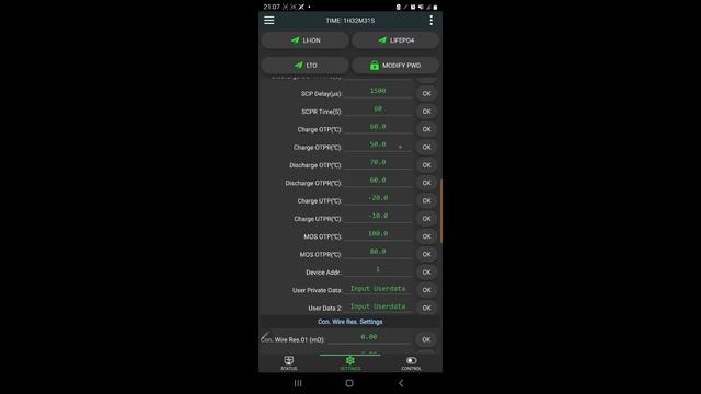 Часть 4 настройка JK BMS