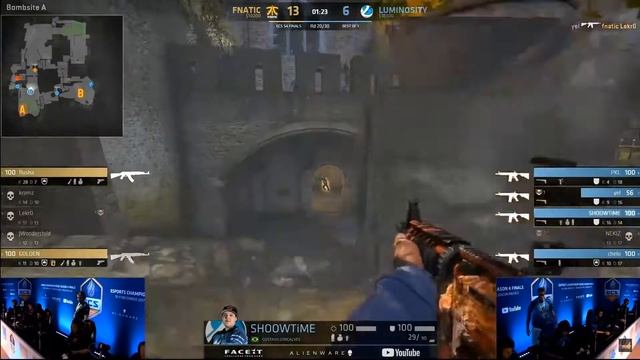 ЛЕКРО И ФЛЮША ВЫНОСЯТ LUMINOSITY // FNATIC vs LUMINOSITY // ECS SEASON 4 FINALS смотреть онлайн