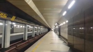Станция метро «БУРЕВЕСТНИК», НИЖЕГОРОДСКОЕ МЕТРО, ЛЕВОСТОРОННЕЕ ДВИЖЕНИЕ НА ЛИНИИ.