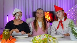 Кто тупее? / Доярочка и Пионерка отвечают на школьные в