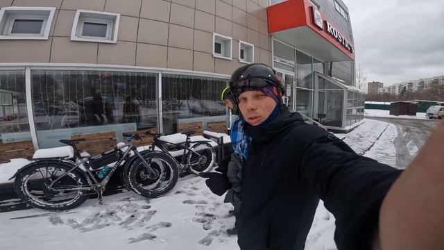 ФЭТБАЙК и МТБ. КАТАЕМСЯ по СНЕГУ ВЕСНОЙ на велосипедах
