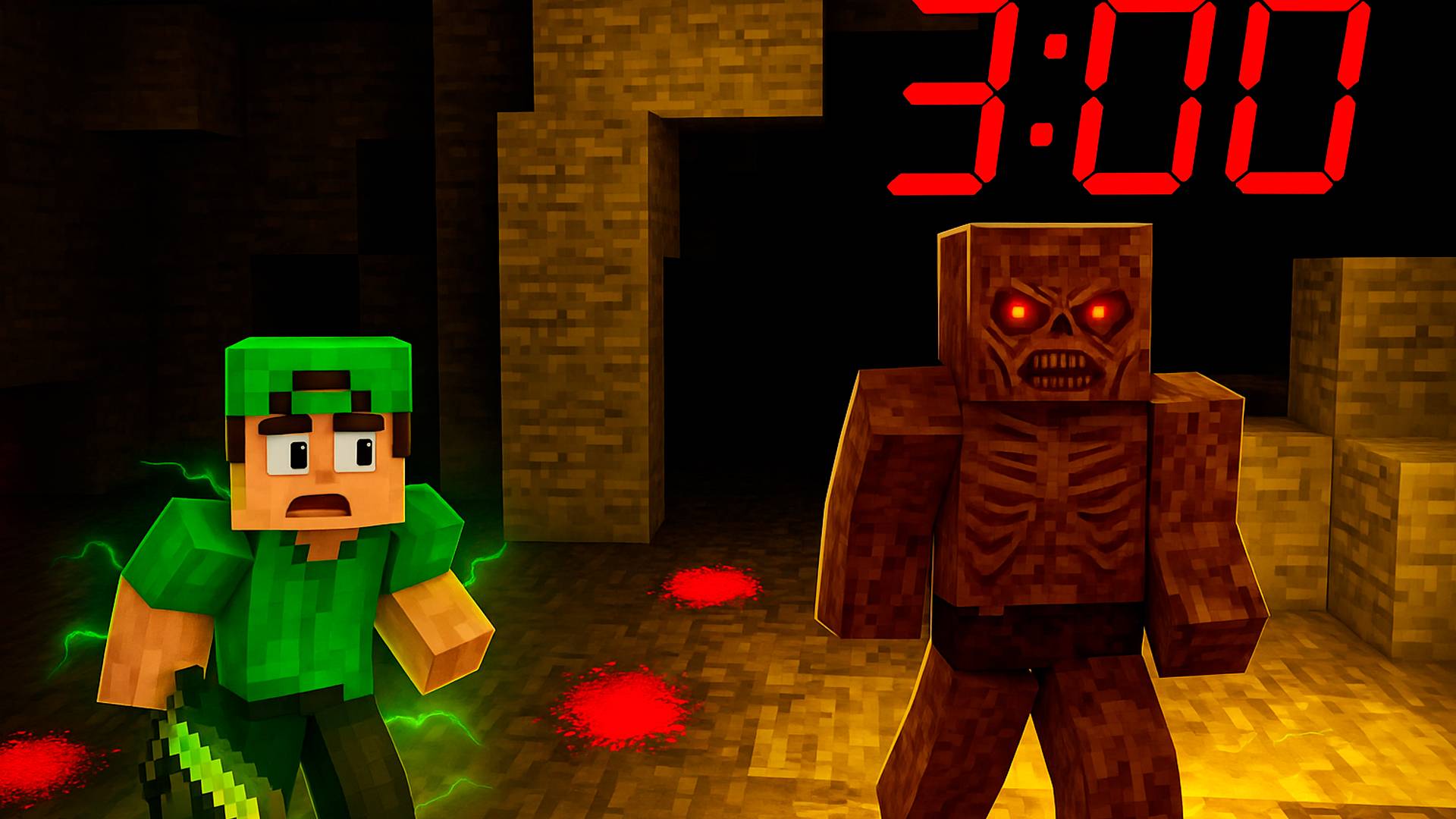 НЕ ВКЛЮЧАЙТЕ МАЙНКРАФТ В 3:00 ЧАСА НОЧИ! ДУХ ЗОМБИ ТРОЛЛИНГ ПРЯТКИ MINECRAFTPE