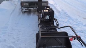 Мотобуксировщик KSMOTO.RU Мой первый снегоход!