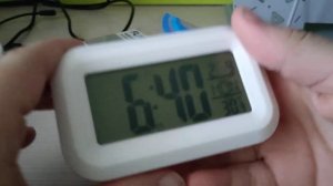 обзор На настольные часы с будильником и подсветкой
