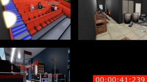 Зимняя Вишня - как развивался пожар, совмещение камер,