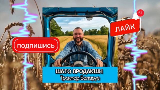 Песня про синий трактор Беларус, МТЗ, механизаторов, к?