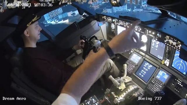 Авиатренажёр Boeing 737NG Dream Aero, Хабаровск, камера 2
