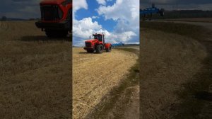 Регулировка нового плуга Сталинградец на Кировце.