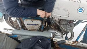 ставим коляску на иж юпитер 3 и катаемся