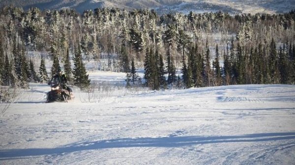 снегоход AODES SWT 1000 обкатка