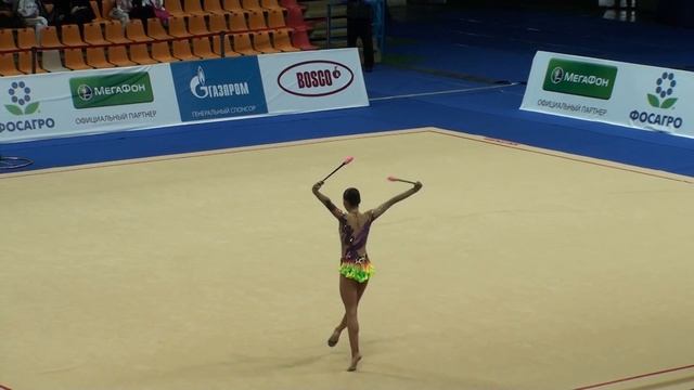 Lanshakova Svetlana, булавы. Гран-При 2013, Москва 01.03.2013