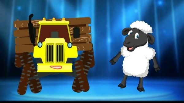 СИНИЙ ТРАКТОР | Песенки для детей - Едет трактор - мульт