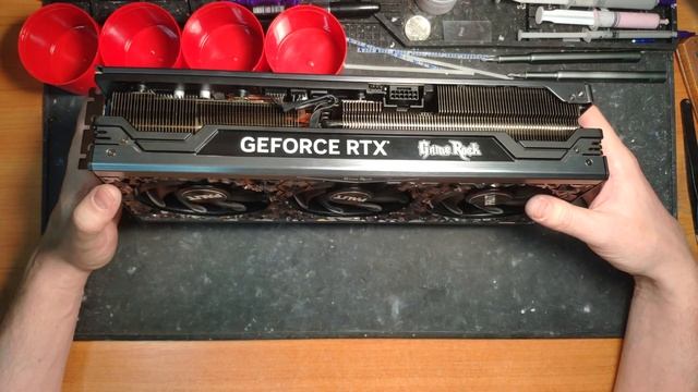 PALIT 4090 ГОД СПУСТЯ | ГНУТЫЙ РАДИАТОР и СКАМ-ТЕРМОПАСТА