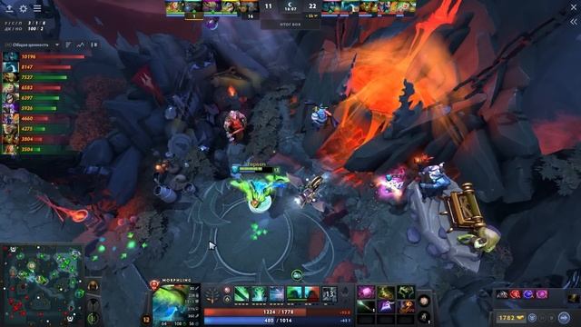 Топсон на Морфе через силу! - Topson Morphling 7.36 DOTA 2