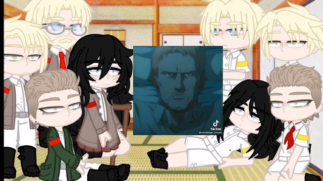 °реакция персонажей Атаки Титанов на тик ток||марлия||SNK||МИССА°SNK 6