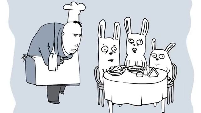 They eat bunny - случай в ресторане! смотреть онлайн