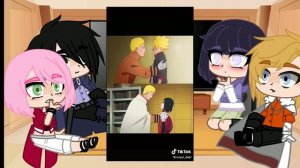 [Реакция взрослых ( Наруто, Хинаты, Сакуры, Саске) на Боруто]