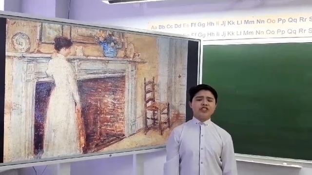 Ибрагимов Руслан, прочтение стихотворения на английском языке