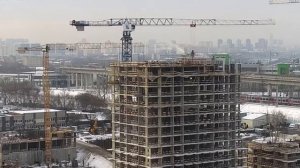 В РАБОТЕ | Башенный кран TDK-10.215 | Tower crane in timelapse