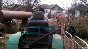 самодельный мини трактор