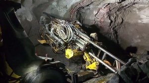 Буровая машина Симба работает в шахте