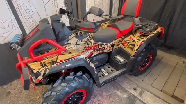 НАКЛЕЙКИ на AODES Mud Pro!ТЮНИНГ АОДЕС. Аодес 1000. Выхлоп.CFORCE 1