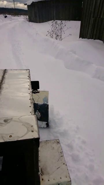 чистка снега на минитракторе переломка 💪💪💪 смотреть онлайн