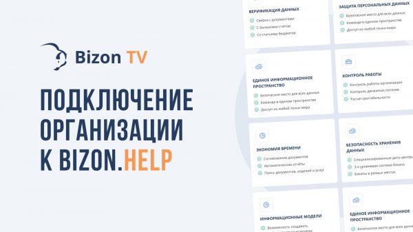Подключение организации к сервису Bizon.Help