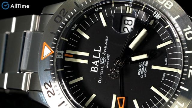 Обзор часов BALL DG9000B-S1C-BK. Швейцарские механические нару смотреть онлайн