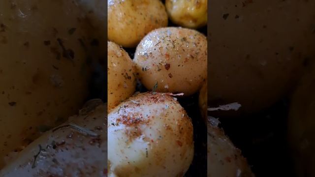 Запечённые🍆🥔🫑🥩баклажаны, картофель, перец и мясо