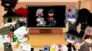 Реакция стран на meme про Рейха | countryhumans | Gacha Club