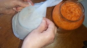 Ферментированная морковь с добавлением имбиря. Это вк