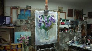 Работа акриловыми красками на бумаге. Часть 1.
