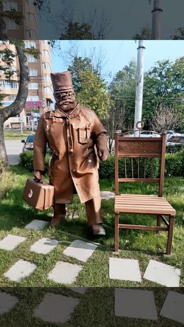 Доктор Айболит (оживление скульптуры с помощью нейросети) #топыкатегорий #ai #aironman #ставрополь смотреть онлайн