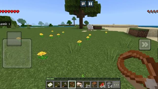 майнкрафт летсплей 1 часть
получение первых ресурсов