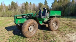 НЕ ПЕРЕЛОМКА. Обзор простого самодельного вездехода.