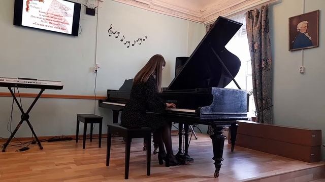 Беляева Анастасия,  С. Рахманинов  "Этюд  -  картина" соль  минор