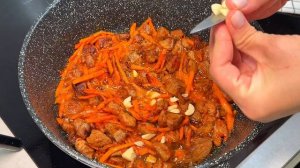 Макарон Плов. Плов из макарон - национальное узбекское