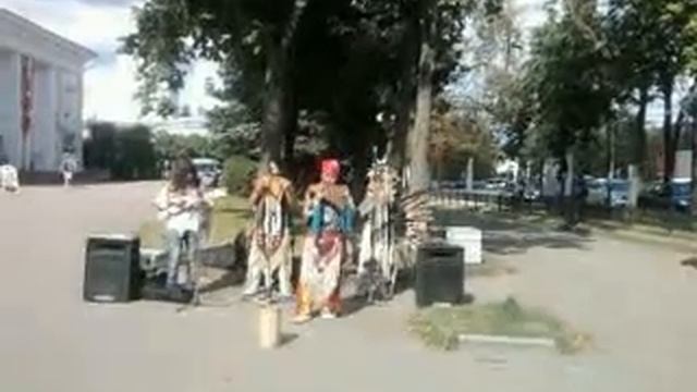 Выступление Индейцев  