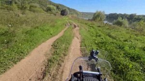 Тест CFMOTO 450MT на бездорожье, новые шины Mitas E10