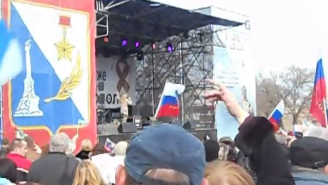 16.03.2014 Концерт в поддержку референдума Севастополя и Крыма смотреть онлайн