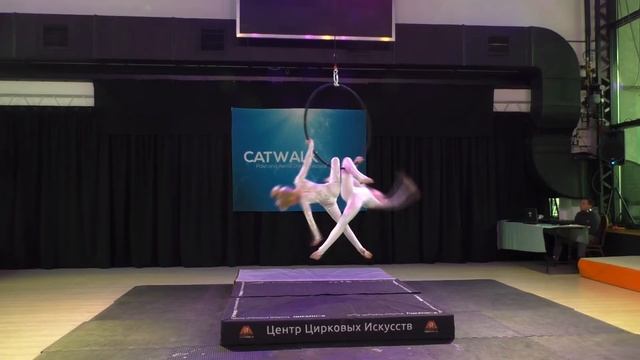 Тарасова Алина и Орехова Нелли - Catwalk Dance Fest IX[pole dance, aerial] 30.12.19. смотреть онлайн