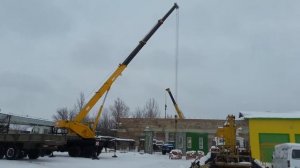 Маз Ивановец кс-5576Б 32 тонны 2007 г.в. Видео работы автокр?